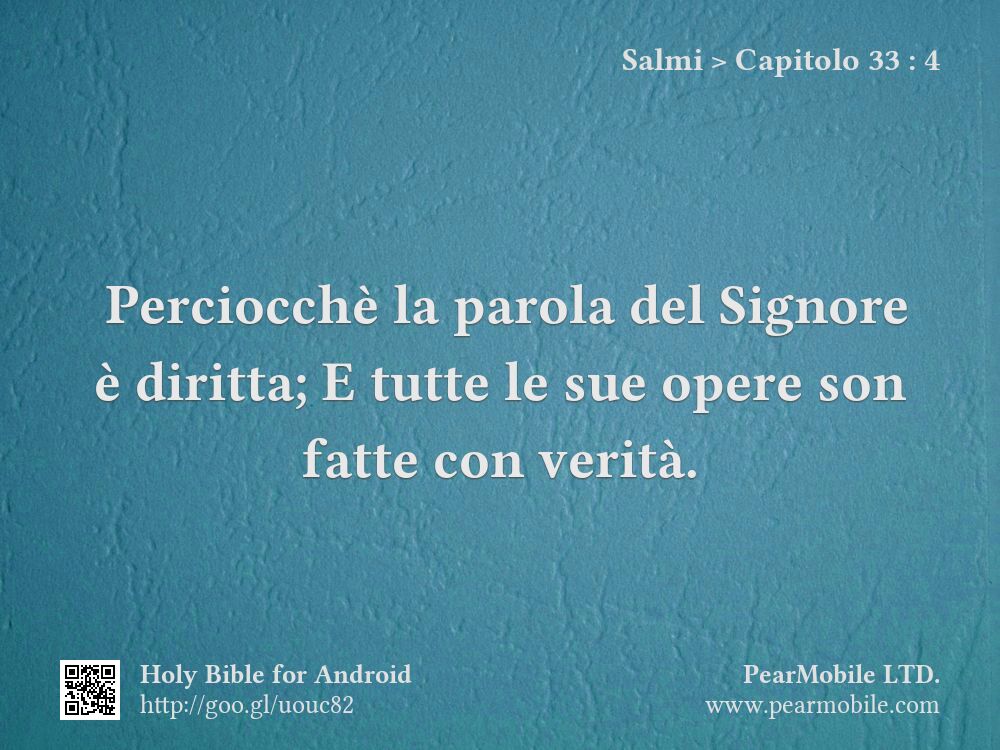 Salmi, Capitolo 33:4